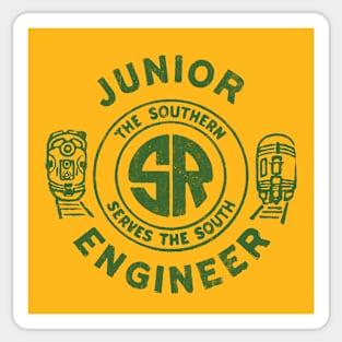 Southern Railroad Junior Engineer --- Vintage Style Faded Design Sticker
